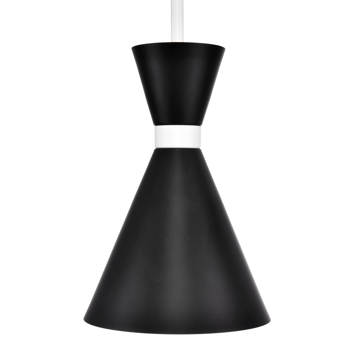Oslo Pendant - Black w White