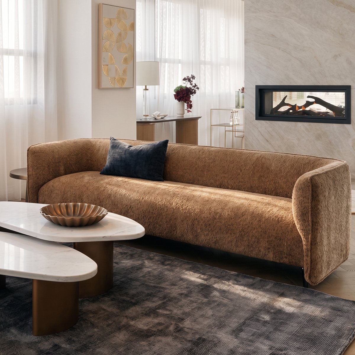 Tampa 3 Seater Sofa - Bronze