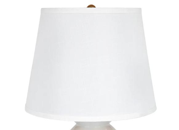 Baldwin Table Drum Shade - White