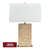 Dominique Travertine Table Lamp