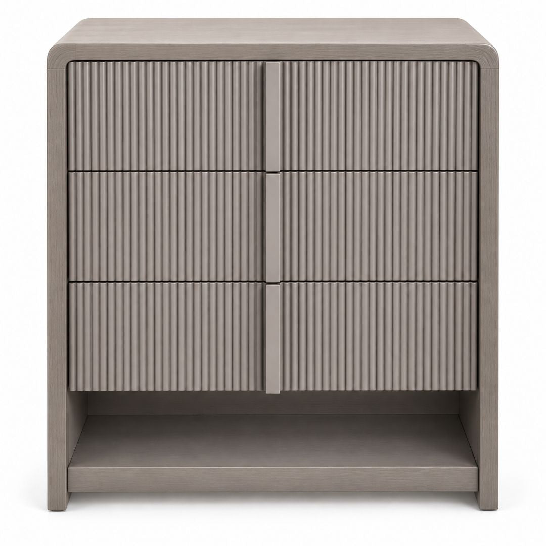 Daniel 50x60cm 3 Drawer Bedside Table - OUTLET NSW