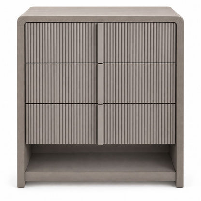 Daniel 50x60cm 3 Drawer Bedside Table - OUTLET NSW
