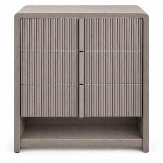 Daniel 50x60cm 3 Drawer Bedside Table - OUTLET NSW