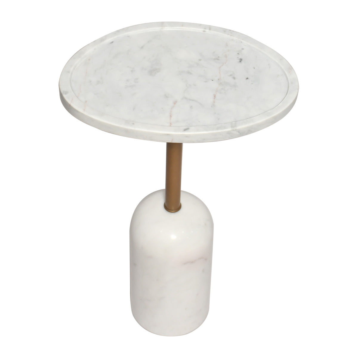 Solada Marble Cocktail Table - Small White