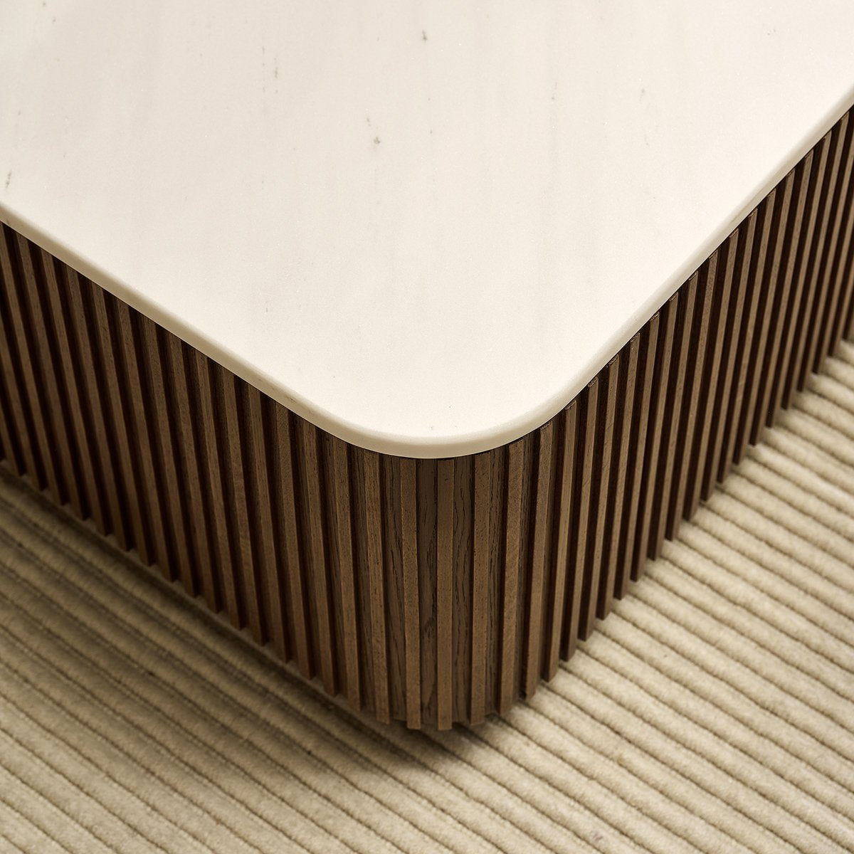 Mason Rectangle Coffee Table - Walnut