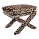 Candace Stool - Leopard Chenille