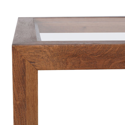 Sadie Oak Square Side Table - Large Walnut ** Offline pending re-order