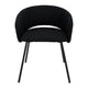 Delta Dining Chair - Black Onyx Boucle