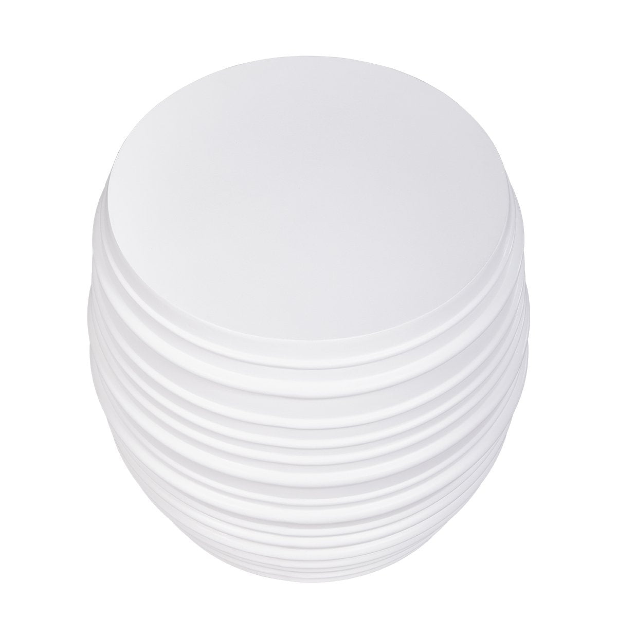 Casa Concrete Stool - White - OUTLET NSW