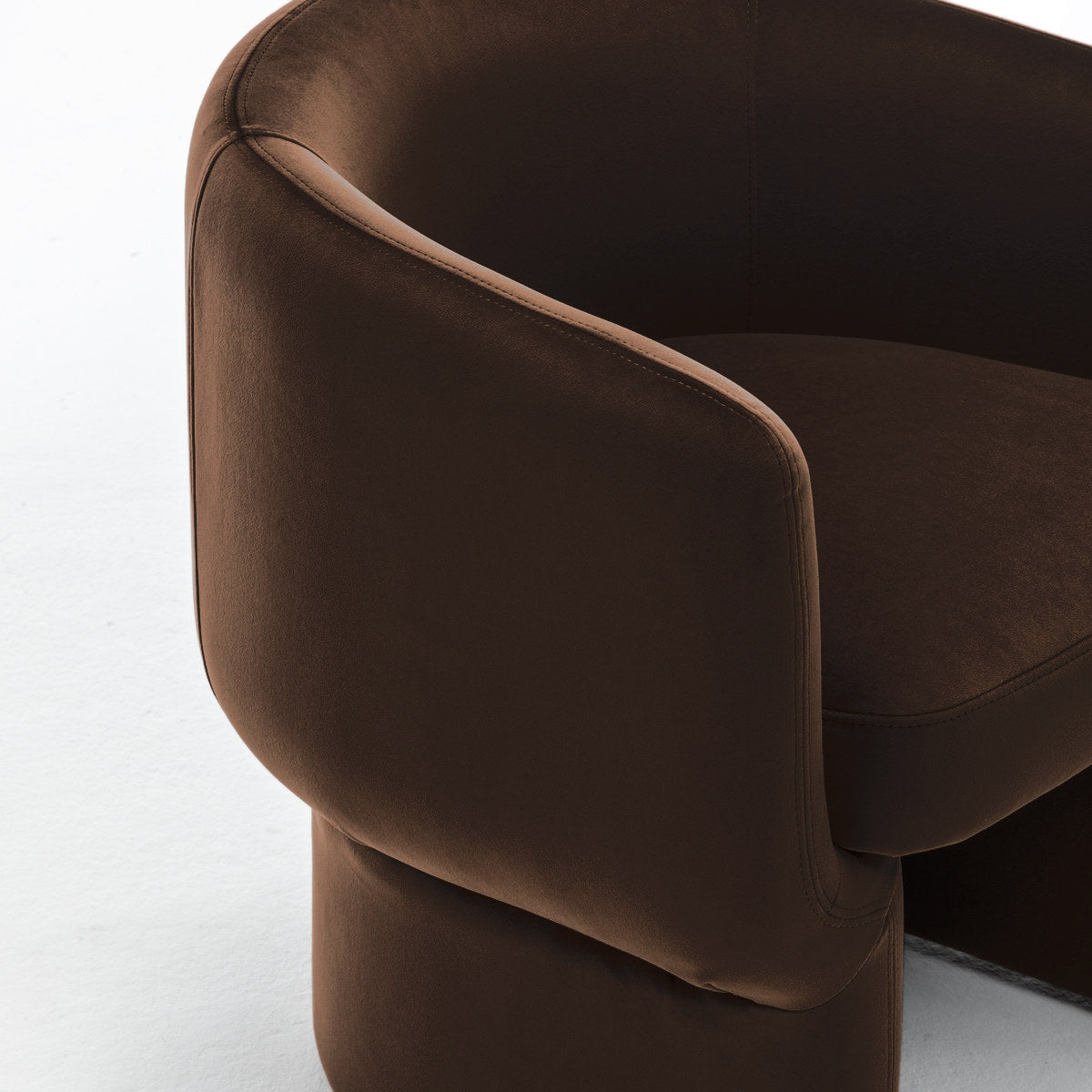 Avenue Arm Chair - Chocolate Velvet
