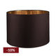 Paola Table Drum Shade - Black