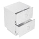 Alton Bedside Table - Small White