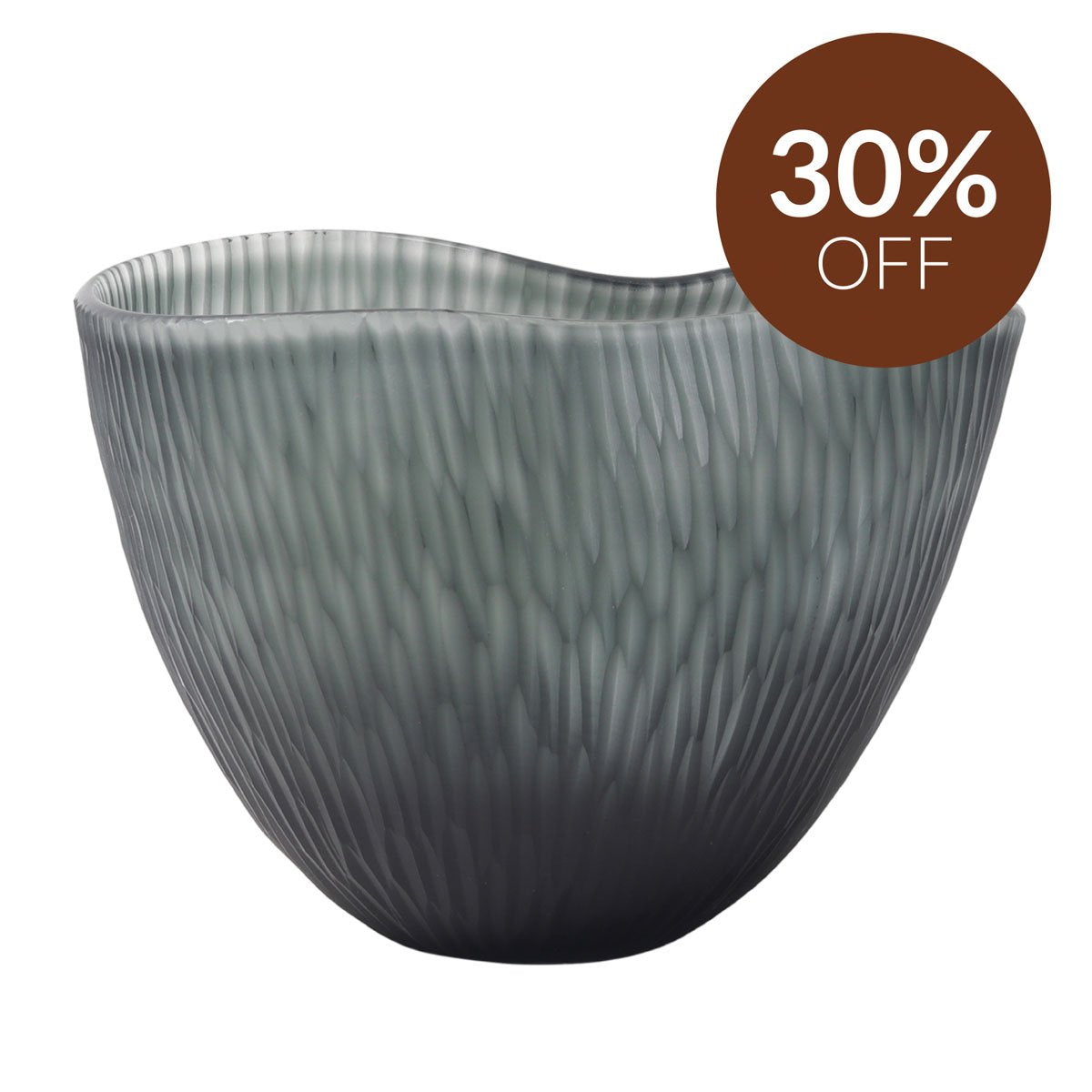 Eloise Vase - Medium Charcoal