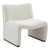 Beau Occasional Chair - White Boucle