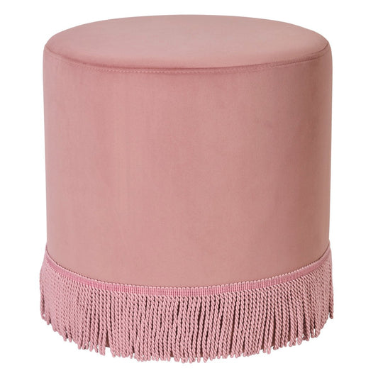 Nemi Stool - Soft Pink Velvet ** Offline pending re-order