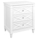 Plantation Bedside Table -  Large White