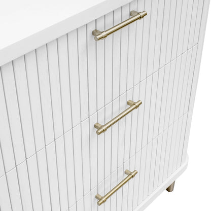 Sophia 96cm 3 Drawer Chest - White