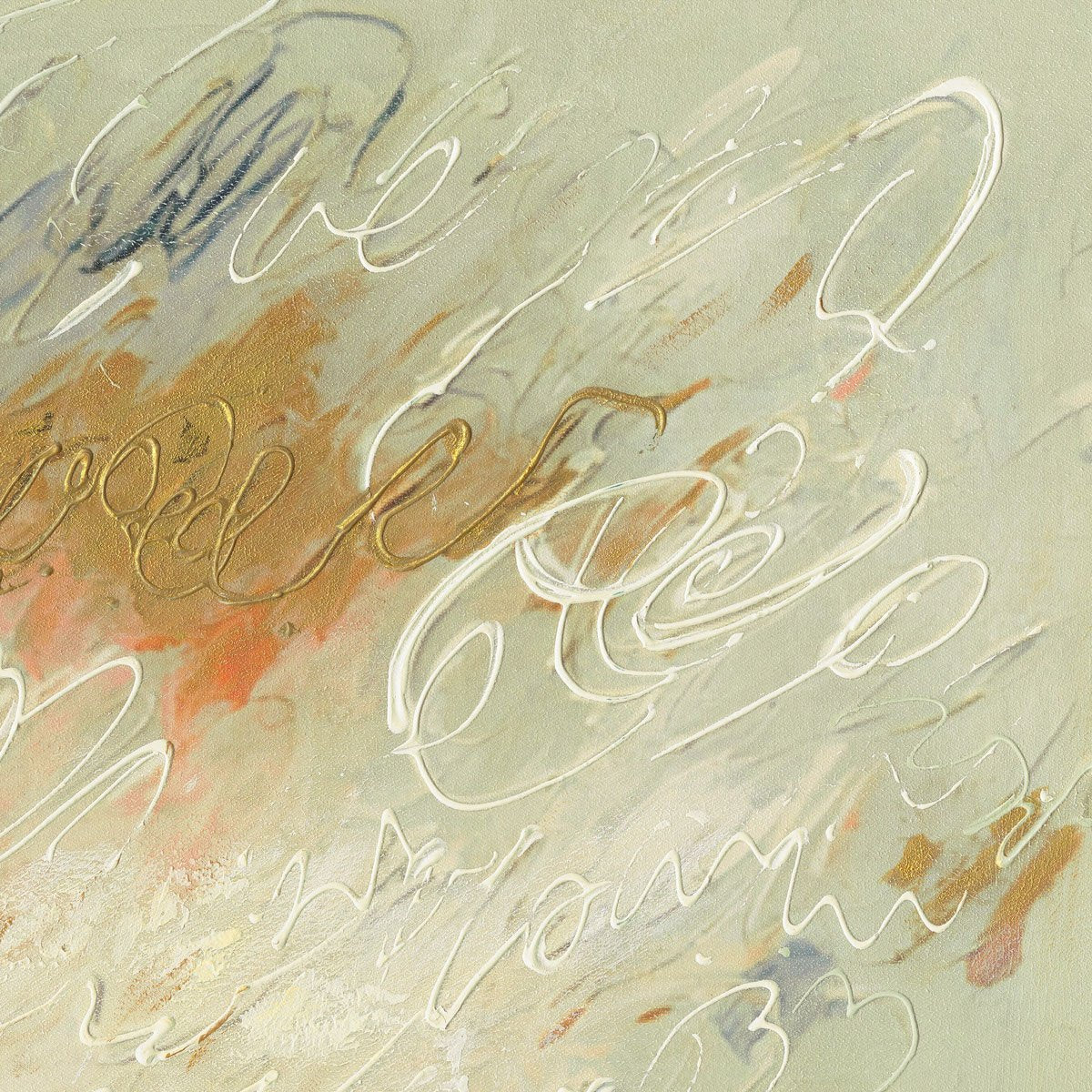 Verdant Whisper 120x120cm Canvas Painting – view 4
