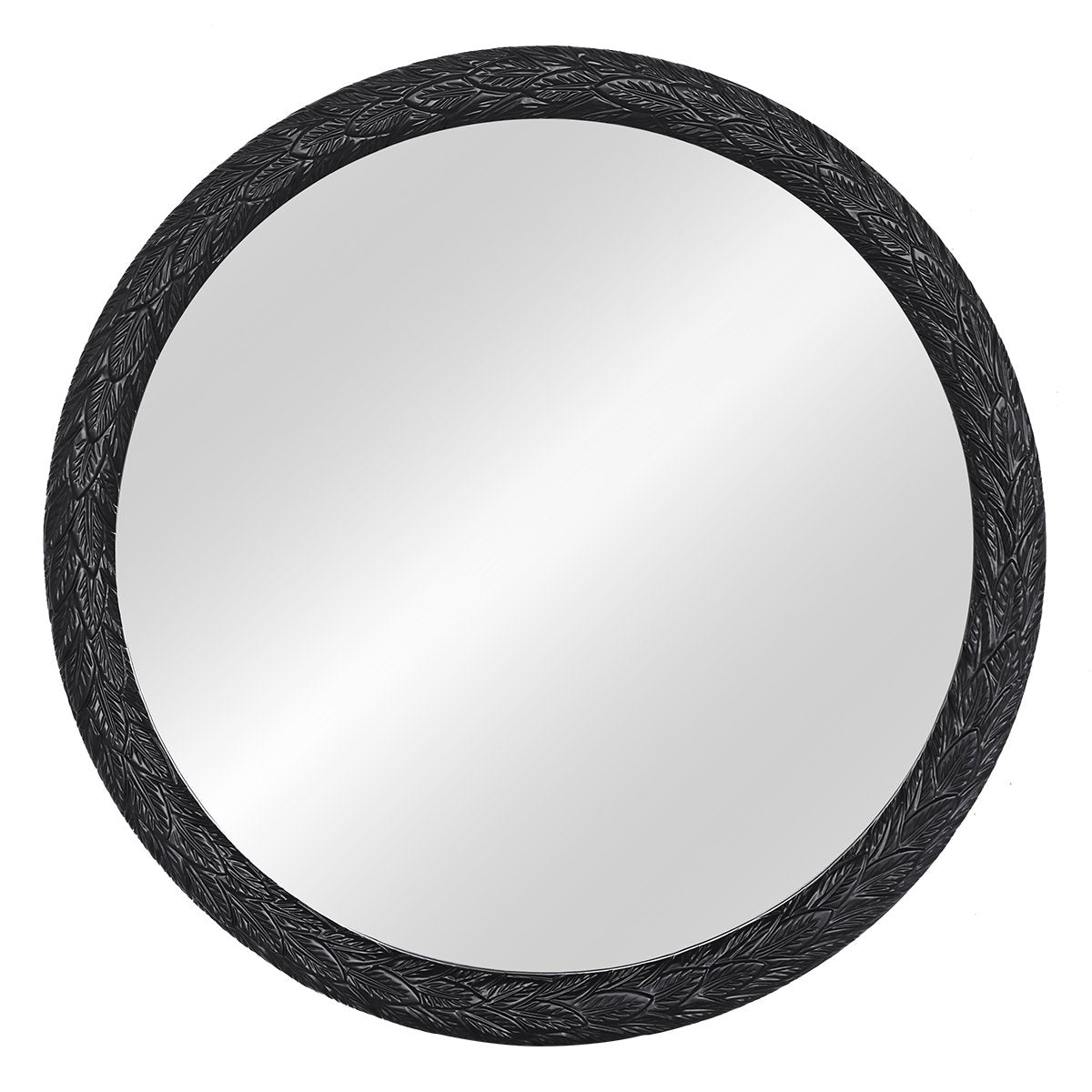 Icarus 91x91cm Wall Mirror - Black