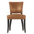 Noah Dining Chair Set of 2 - Tan Leather