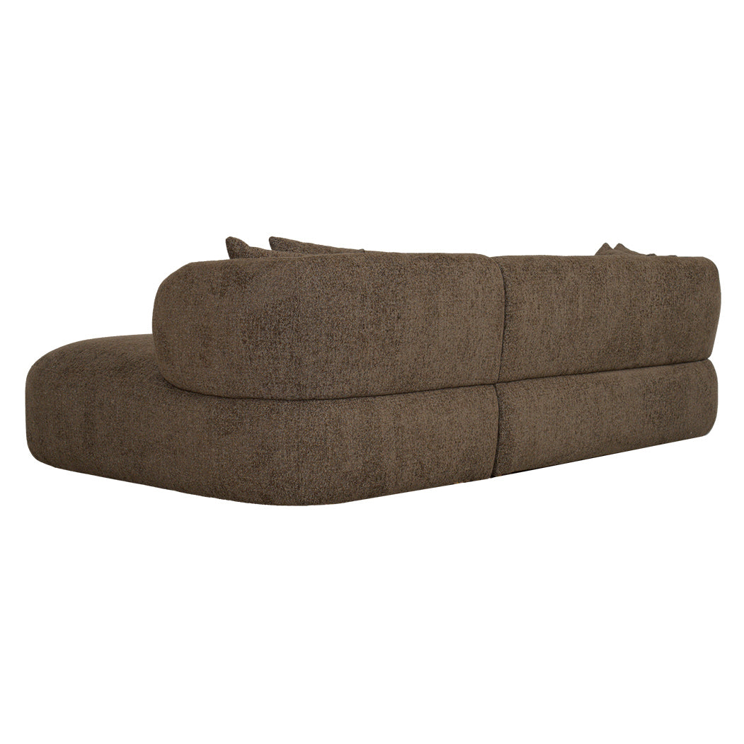 Greenwich Modular 3 Seater Sofa w Right Chaise - Espresso