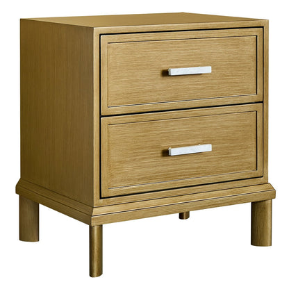 Jill Bedside Table - Antique Gold