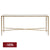 Heston Marble Console Table - Large Brass