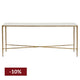 Heston Marble Console Table - Large Brass