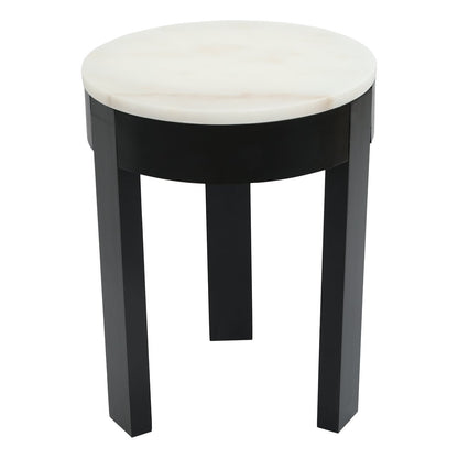 Oliver Marble Side Table - Small Black
