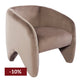 Maine Arm Chair - Taupe Velvet