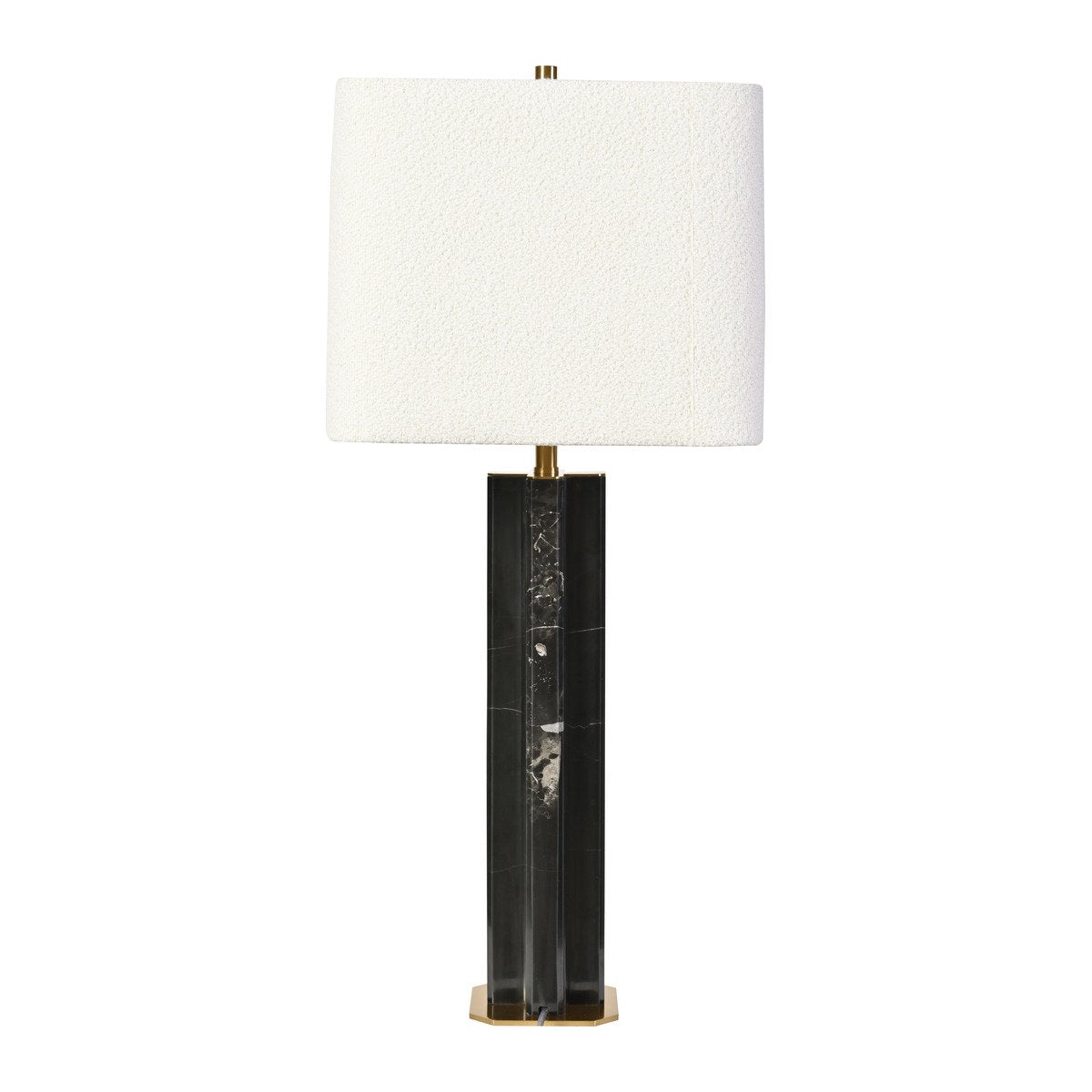 Munich Marble Table Lamp - Charcoal