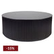 Nomad Round Coffee Table - Black