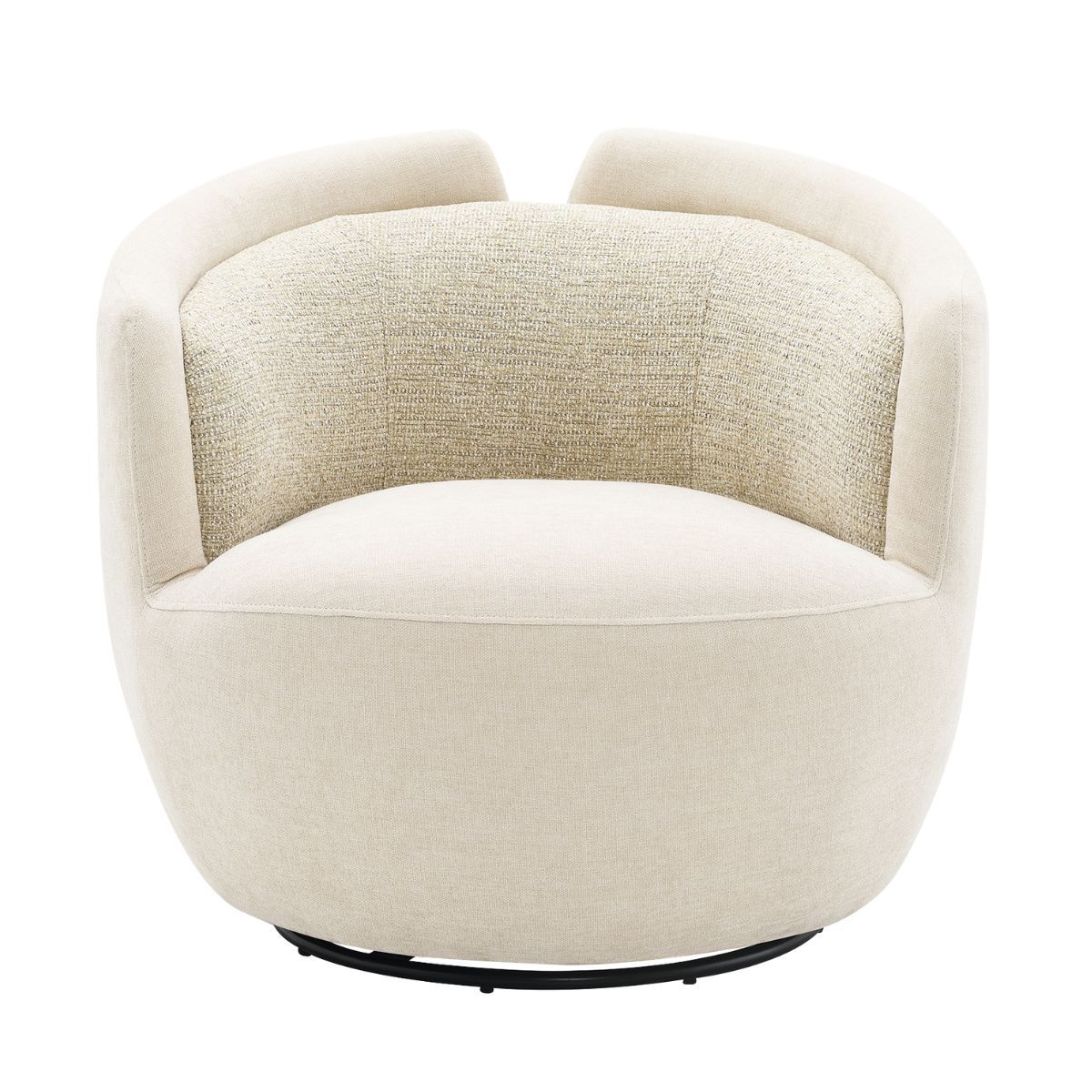 Pasadena Swivel Arm Chair - Ecru