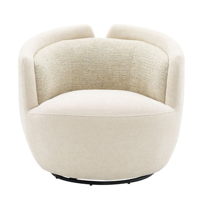 Pasadena Swivel Arm Chair - Ecru