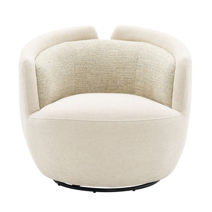Pasadena Swivel Arm Chair - Ecru