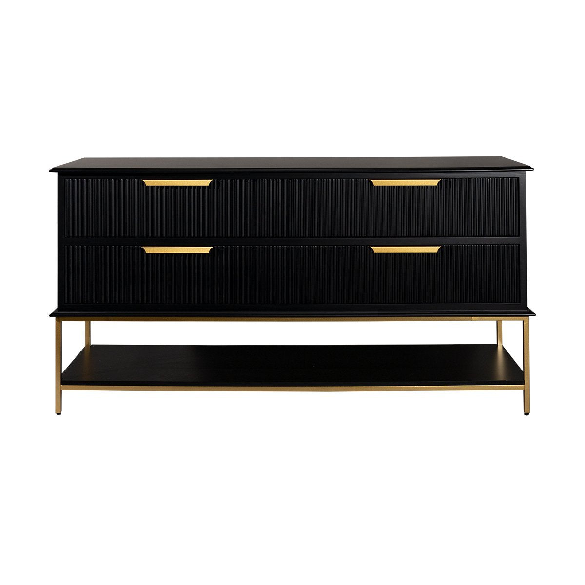 Aimee 4 Drawer Chest - Black