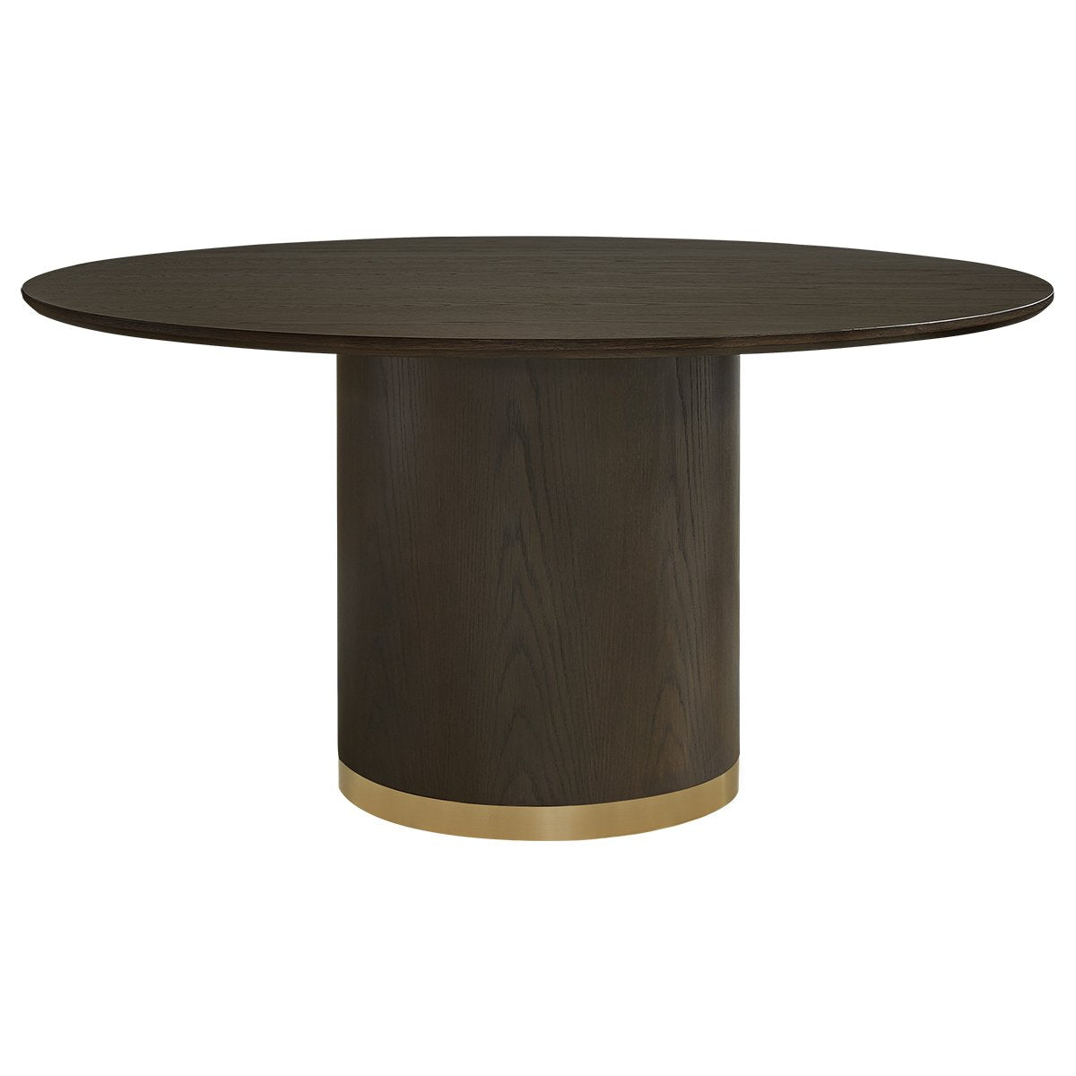 Eli Round Dining Table - 1.5m Smoked Oak