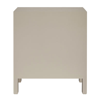 Ariana 67x76cm Bedside Table - Beige
