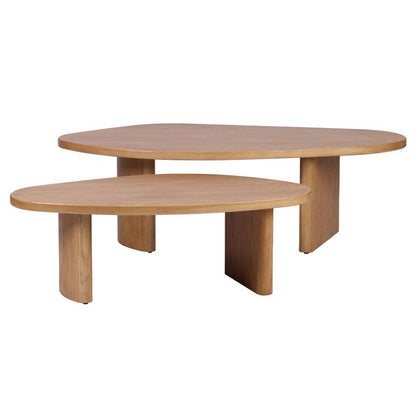 Solstice Oak Coffee Tables Set of 2
