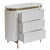 Demarco 3 Drawer Chest - White