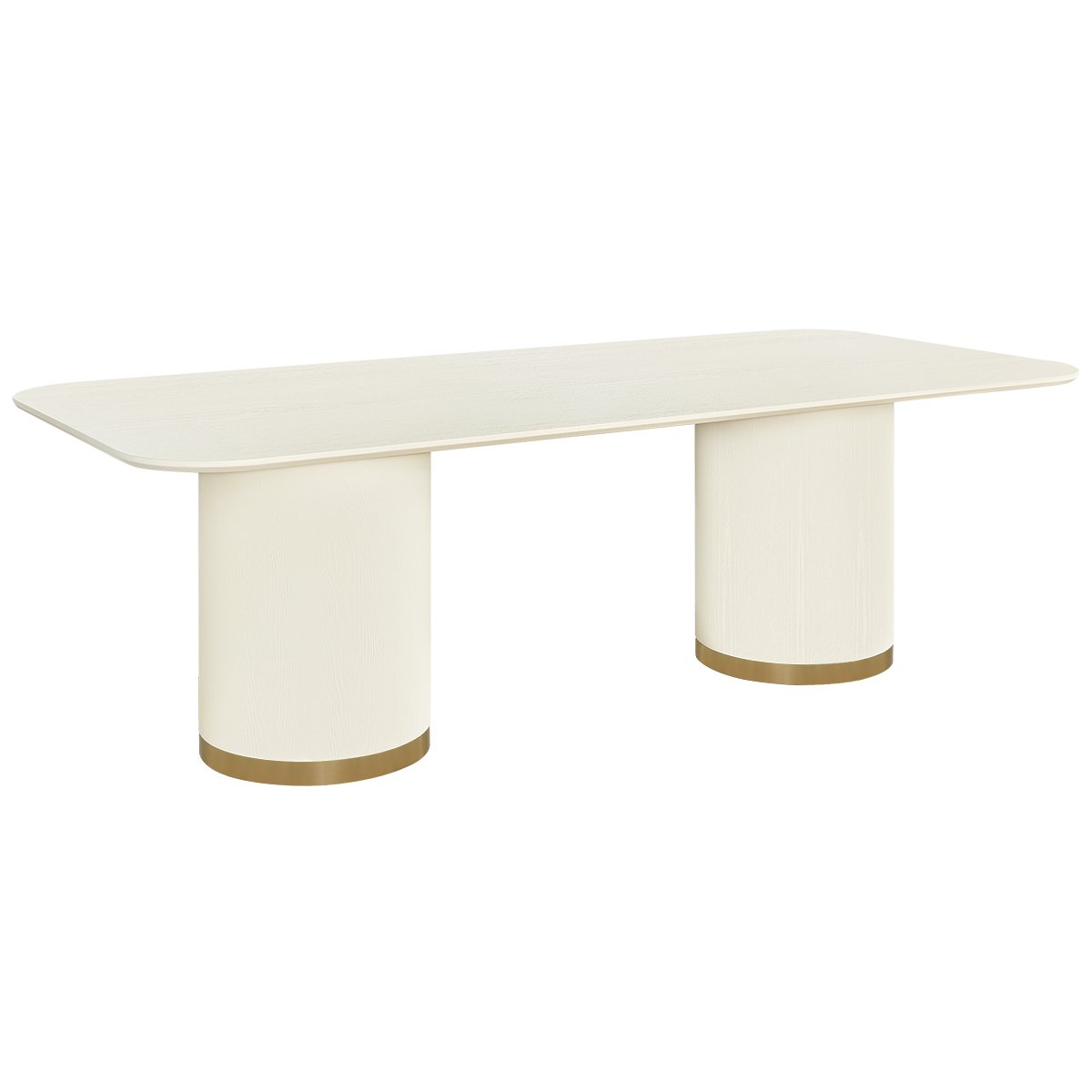 Eli Rectangular Dining Table - 2.4m Ivory