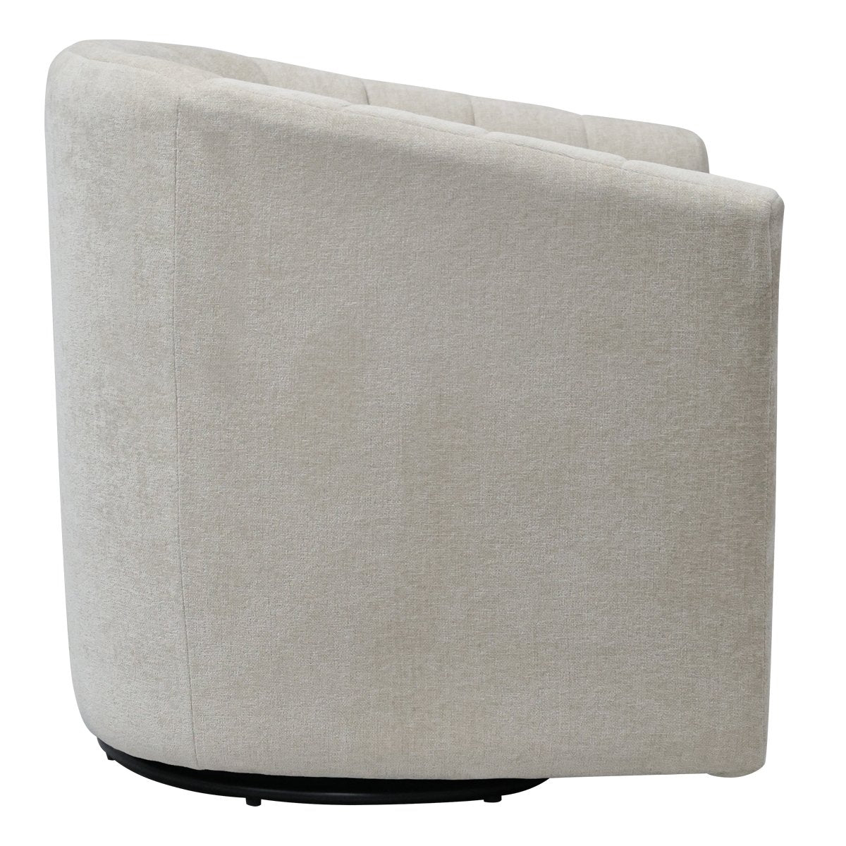 Cadman Swivel Arm Chair - Fawn Chenille