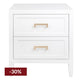 Soloman Bedside Table - Large White