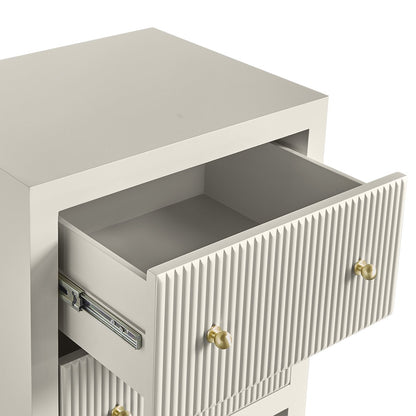 Ariana 50x65cm Bedside Table - Grey