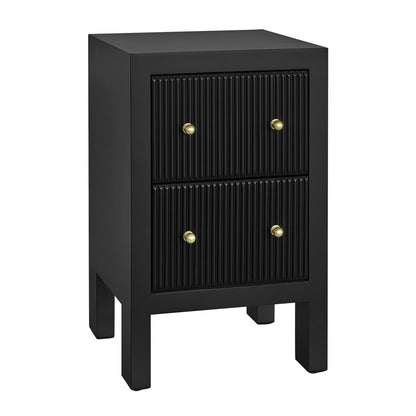 Ariana Bedside Table - Petite Black