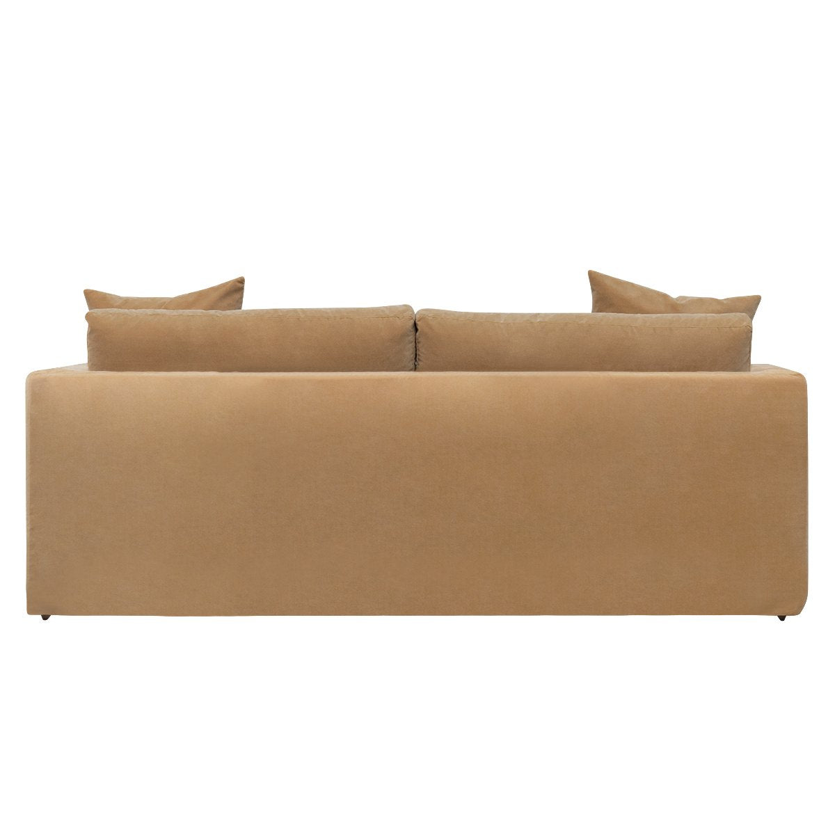 Birkshire 3 Seater Slip Cover Sofa - Ochre Velvet