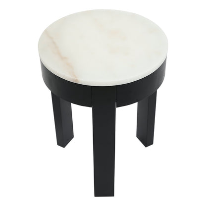 Oliver Marble Side Table - Small Black