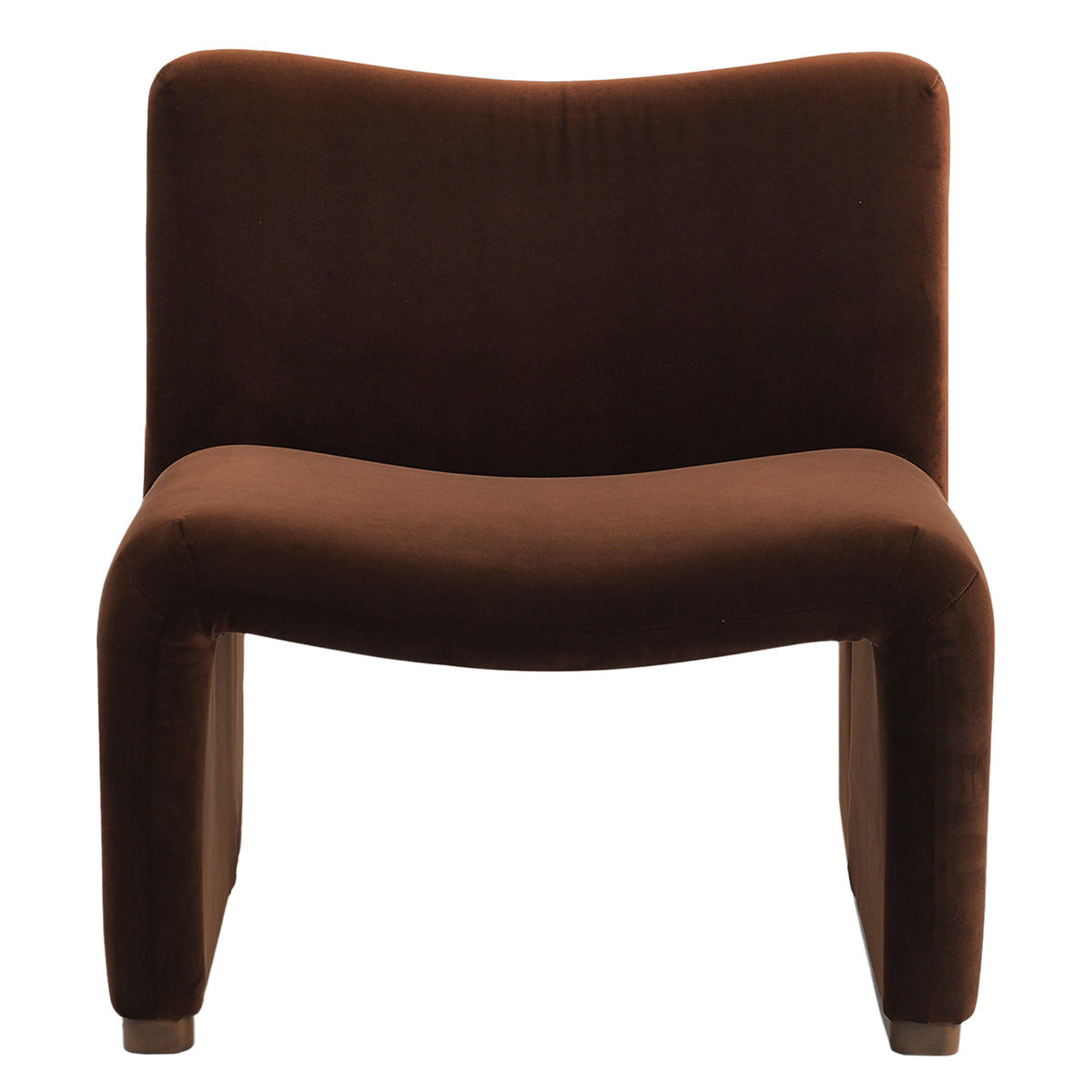 Beau Occasional Chair - Dark Chocolate Velvet