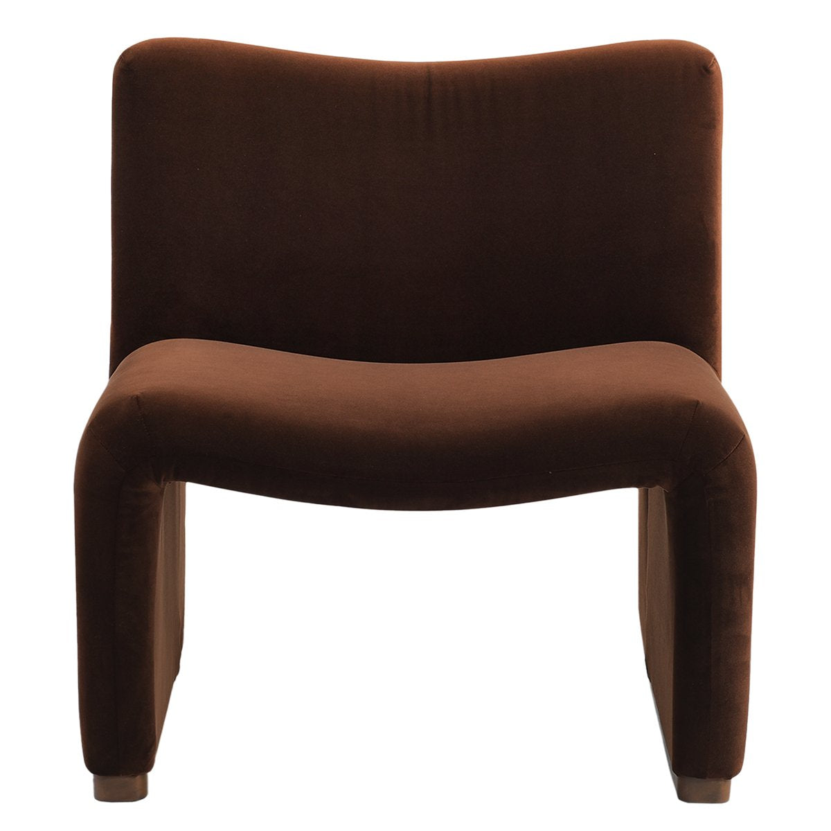 Beau Occasional Chair - Dark Chocolate Velvet