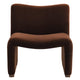 Beau Occasional Chair - Dark Chocolate Velvet